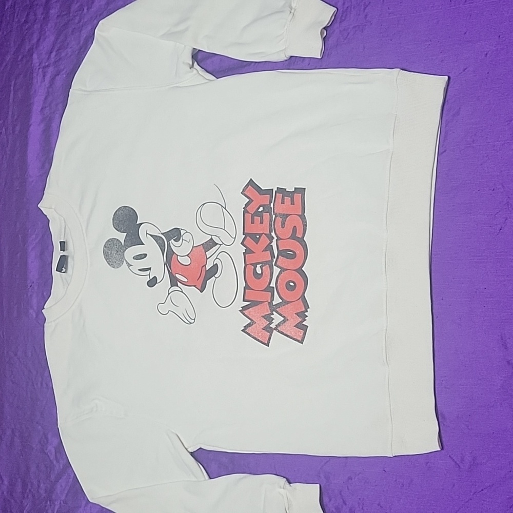 Disney Mickey Mouse 2 sided sweatshirt